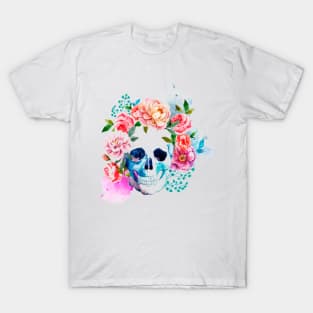 Floral Skull T-Shirt